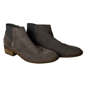 Sperry Women's Grey Maya Lani Suede Chelsea Ankle Boots
